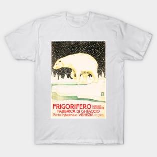 POLAR BEAR Frigorifero Fridge Vintage Italian Advertisement T-Shirt